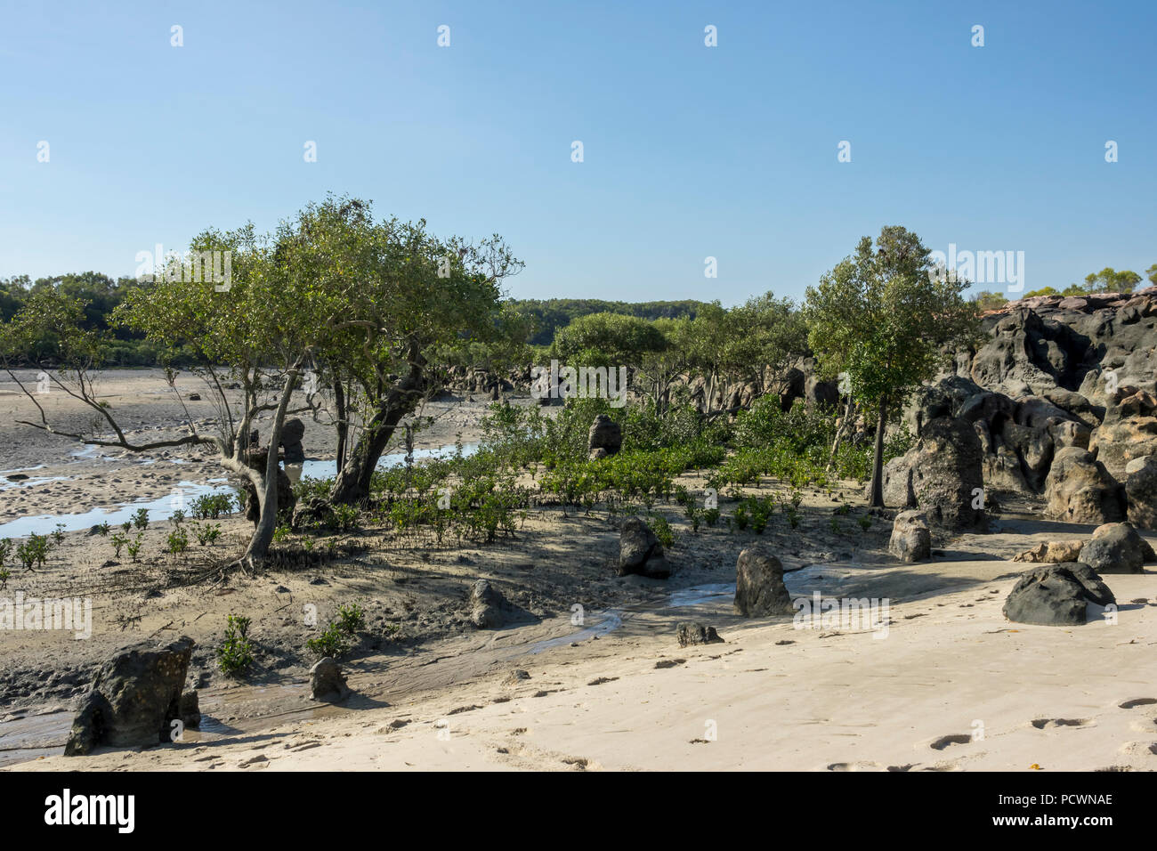 Ingresso Langgi, Collier Bay, Kimberlery, Australia occidentale Foto Stock