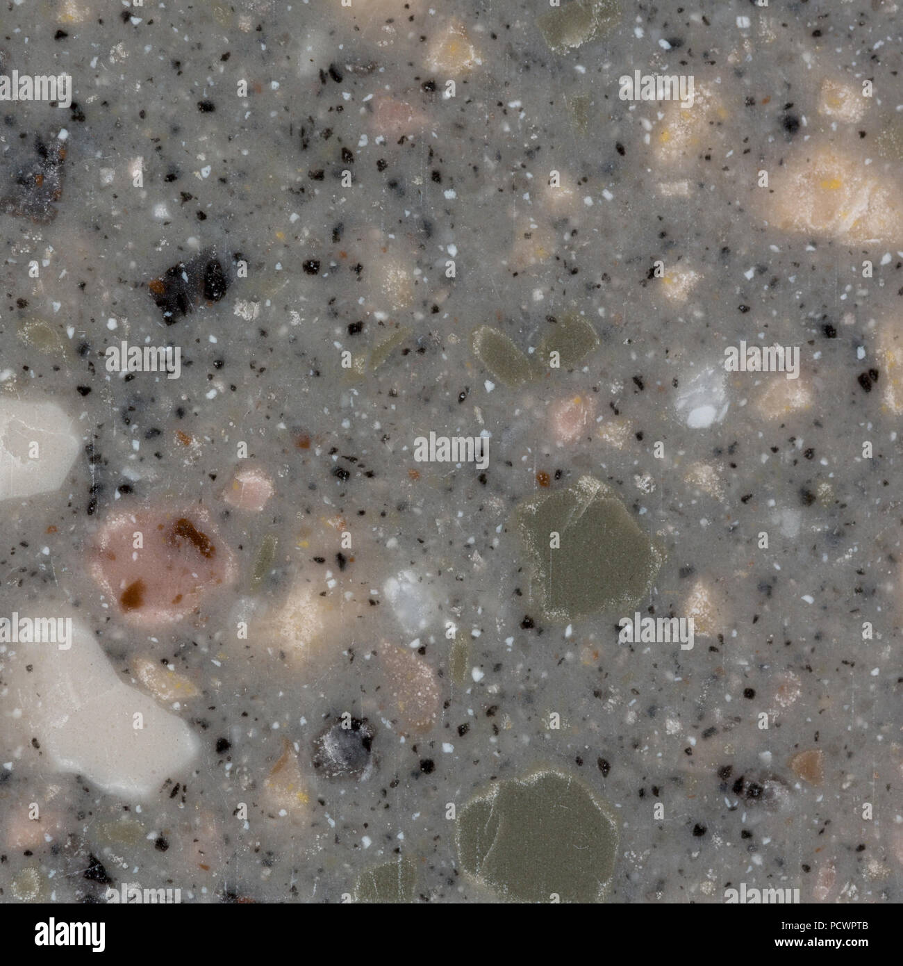 Artificiale di granito grigio superficie. Foto Stock
