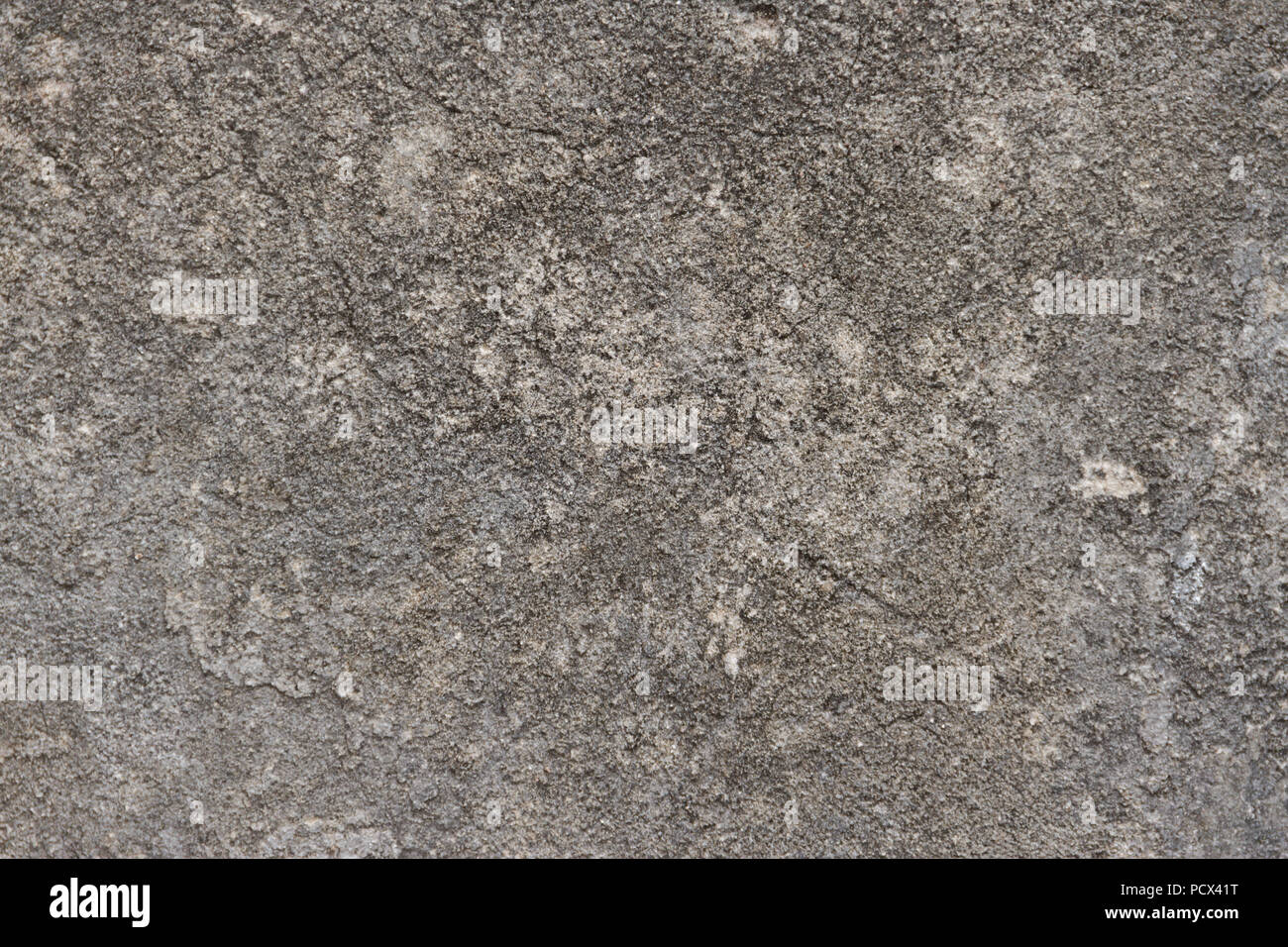 Lo sfondo con il vecchio cemento texture nei toni del bianco e del nero Foto Stock
