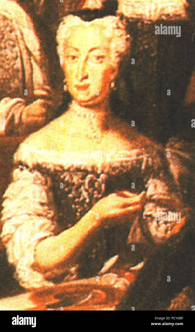 Amalia Wilhelmine von Braunschweig. Foto Stock
