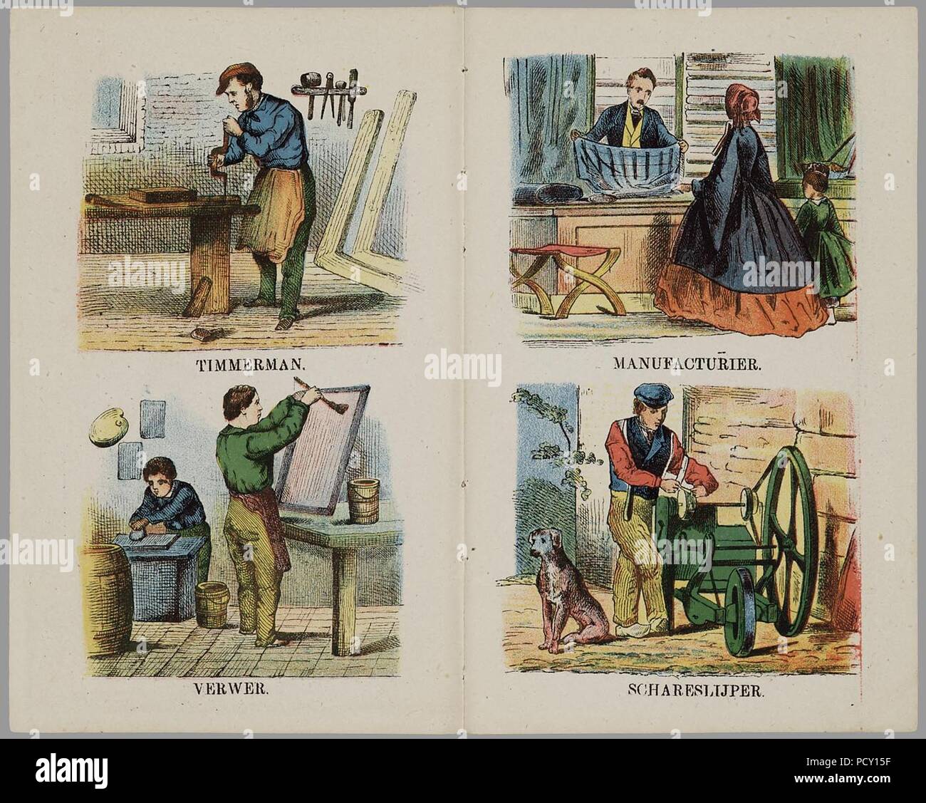 Ambachten en bedrijven - geschenk voor de jeugd - PPN 03665874X - immagine 3. Foto Stock