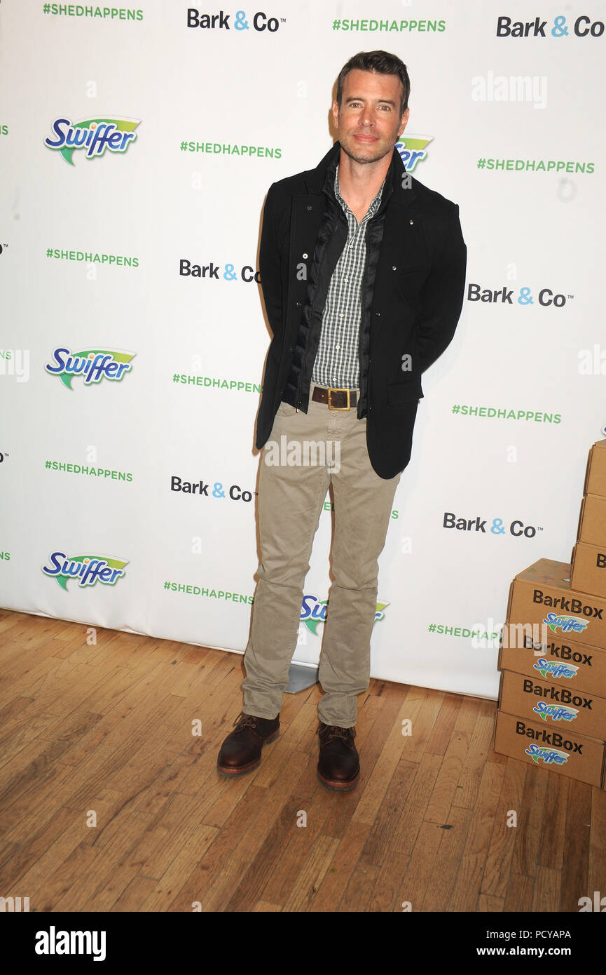 NEW YORK, NY - novembre 12: Attore Scott Foley assiste la vacanza Pet adozione evento a 101 Wooster Street a Novembre 12, 2015 a New York City. Persone: Scott Foley Foto Stock