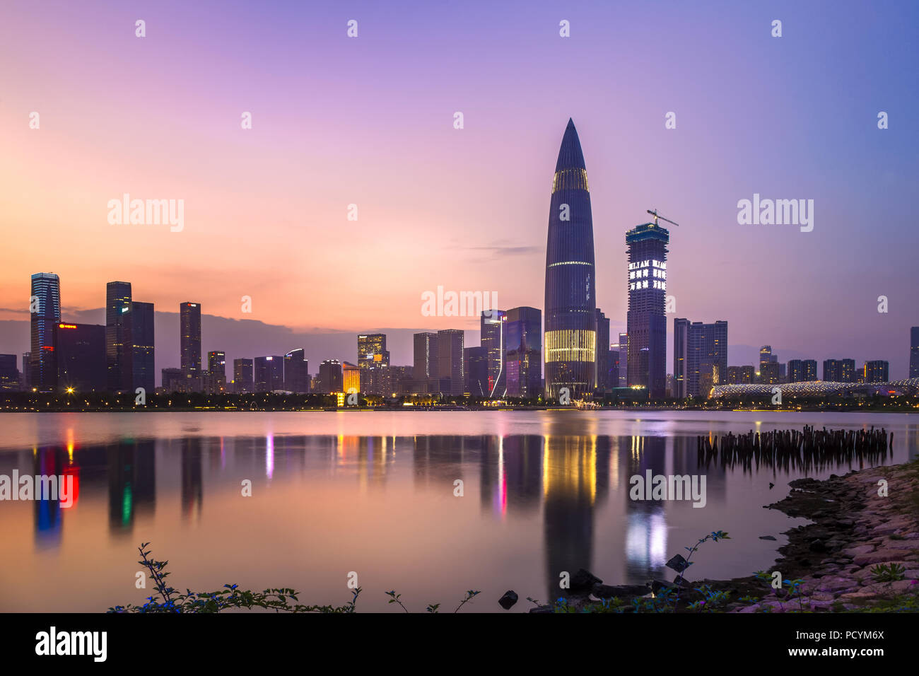Paesaggio urbano di Shenzhen, Cina Foto Stock