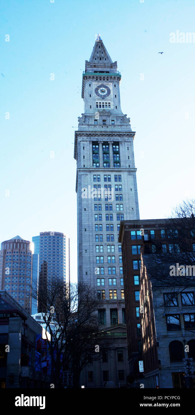 Boston, MA ha molti percorsi storici da seguire per imparare l'aspetti educativi della storia. Foto Stock