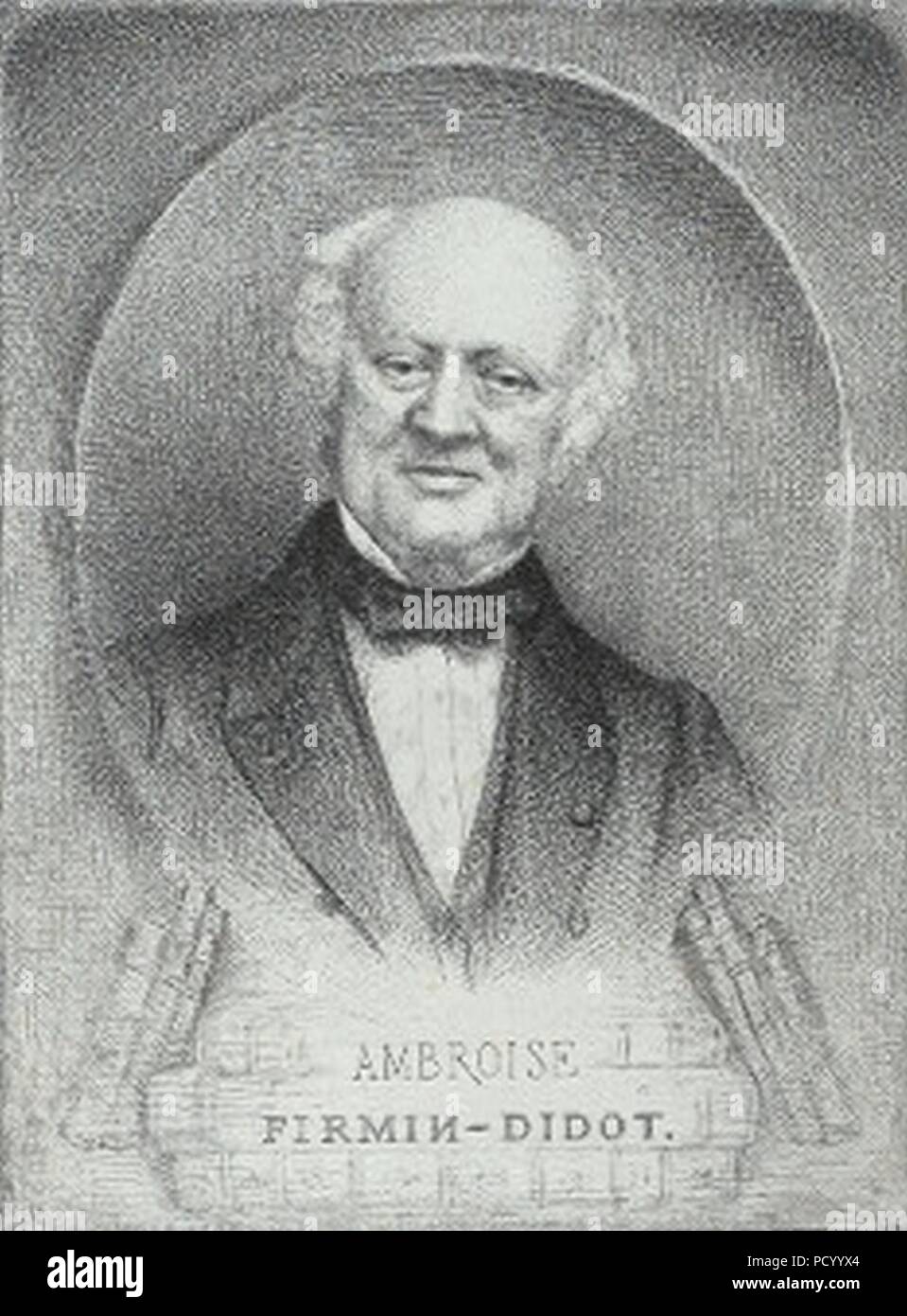 Ambroise Firmin-Didot. Foto Stock