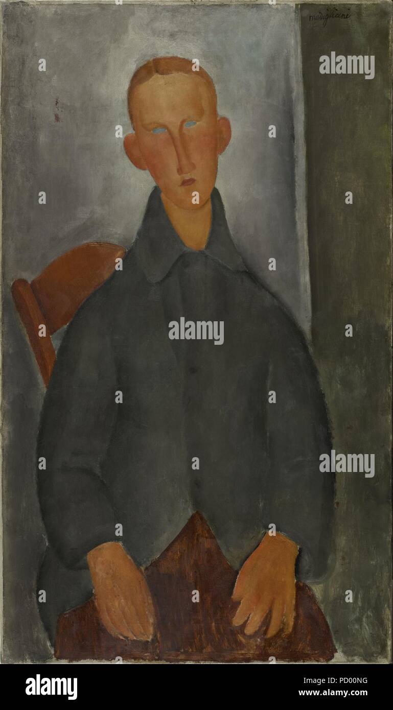 Amedeo Modigliani - Petit garçon roux - 1919 - 001. Foto Stock