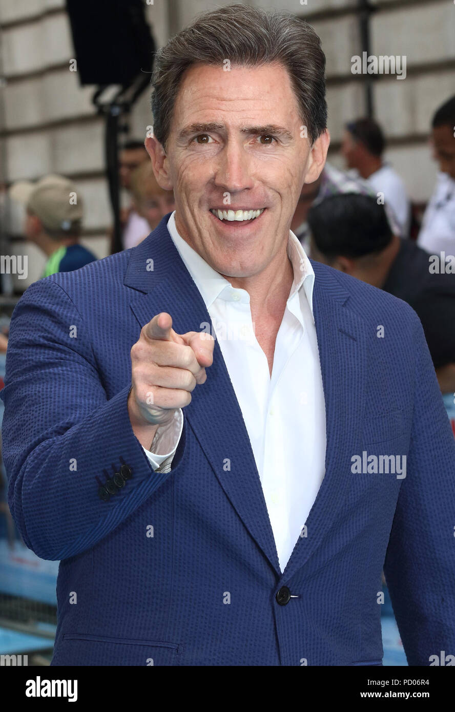 Nuoto con gli uomini UK premiere al Curzon Mayfair, Londra dotata: Rob Brydon dove: Londra, Regno Unito quando: 04 lug 2018 Credit: WENN.com Foto Stock