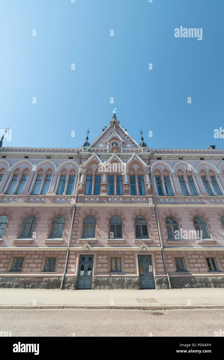 Scena città di Oulu, Finlandia Foto Stock