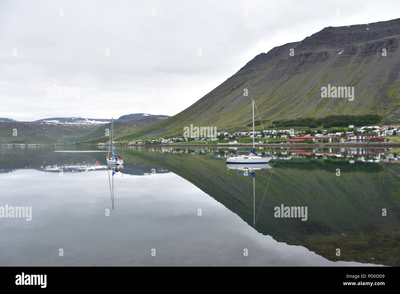 Isafjordur, Islanda. Luglio, 2018 Foto Stock
