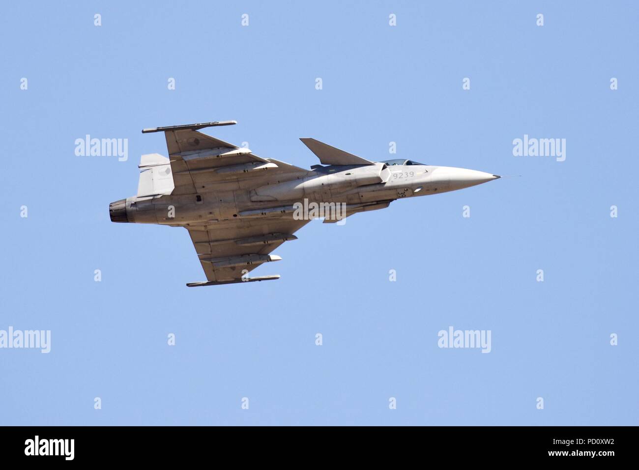 Czech Air Force JAS-39 Gripen al 2018 Royal International Air Tattoo Foto Stock