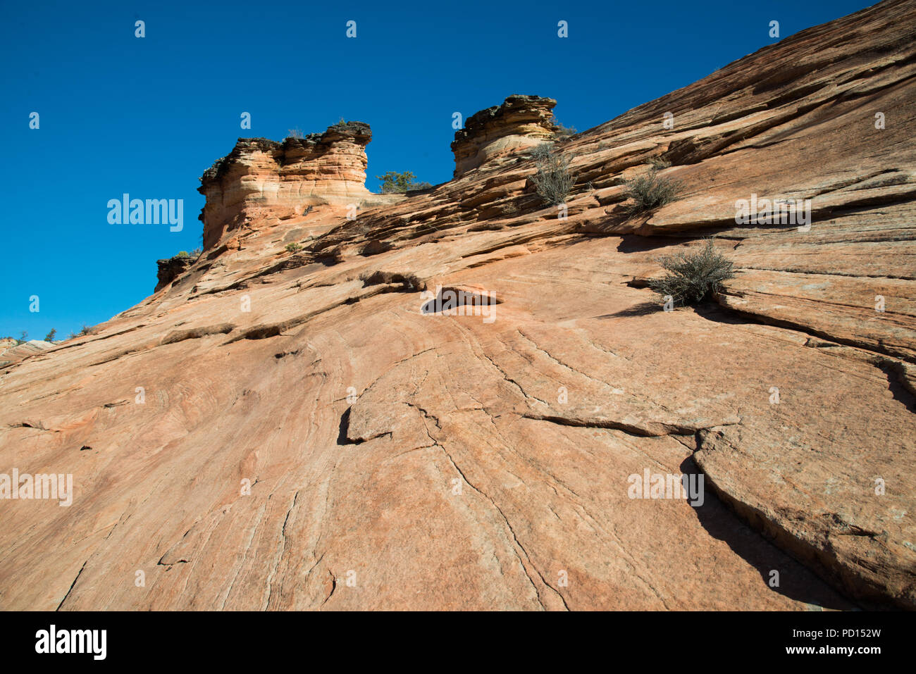 Maestose formazioni rocciose Foto Stock