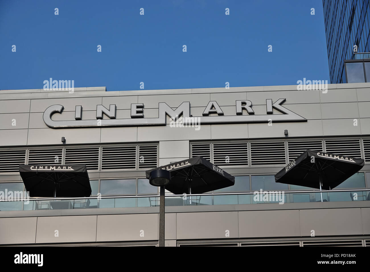 Cinemark Lincoln Square Building a Bellevue, Washington, USA; agosto 2018 Foto Stock