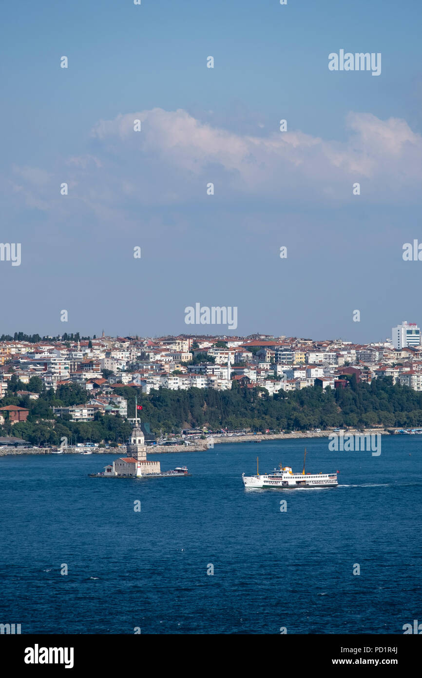 La fanciulla's tower ad Istanbul in Turchia. Foto Stock