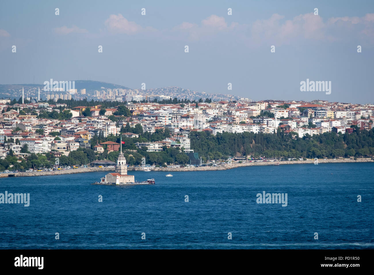 La fanciulla's tower ad Istanbul in Turchia. Foto Stock