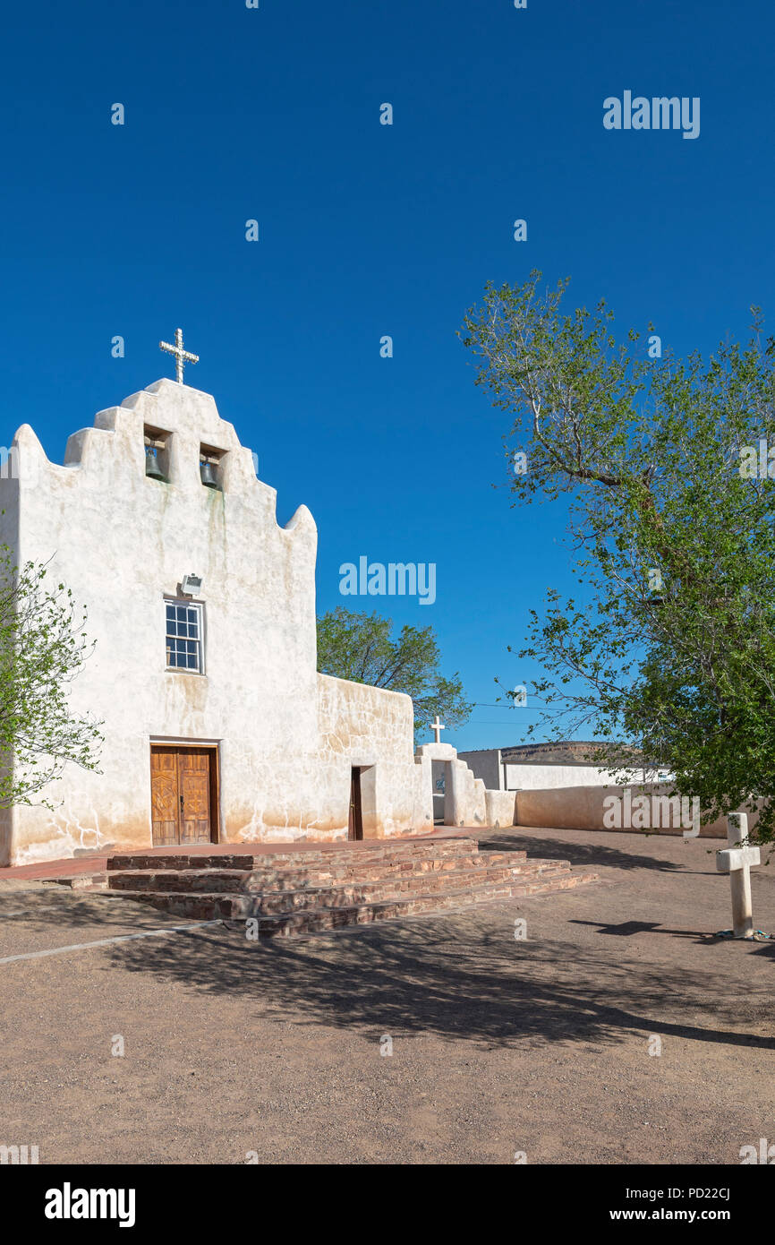 Nuovo Messico, Laguna Pueblo, Chiesa di San Giuseppe, costruito 1699 Foto Stock
