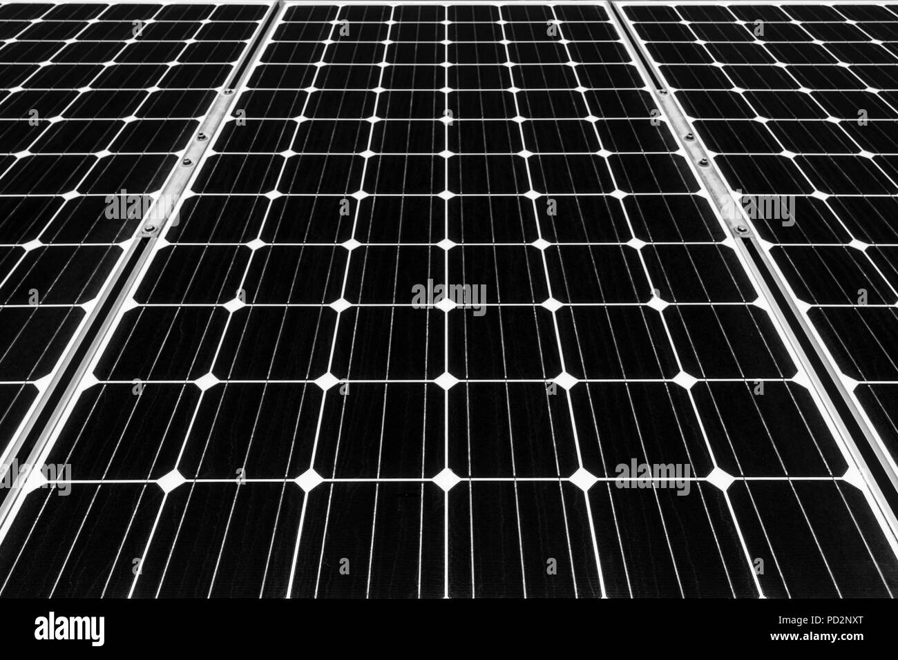 Energia solare, una tecnologia pulita per ridurre le emissioni di CO2, il posto migliore per l'energia solare è deserto di Atacama in Cile. I moduli solari e cellule Foto Stock