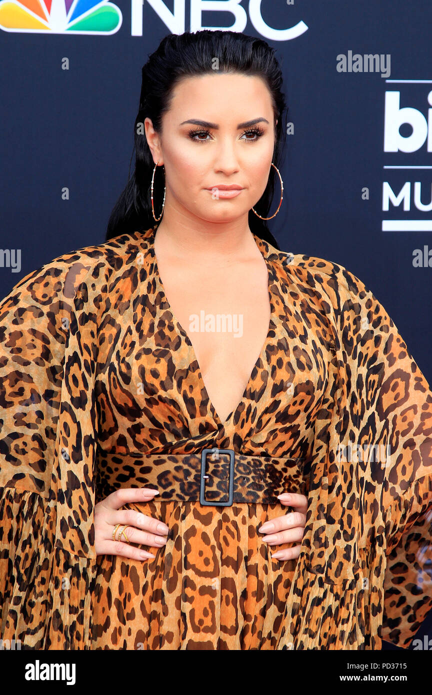 Las Vegas, Stati Uniti d'America. Il 20 maggio 2018. Demi Lovato al 2018 Billboard Music Awards nel MGM Grand Garden Arena. Las Vegas, 20.05.2018 | Utilizzo di credito in tutto il mondo: dpa/Alamy Live News Foto Stock