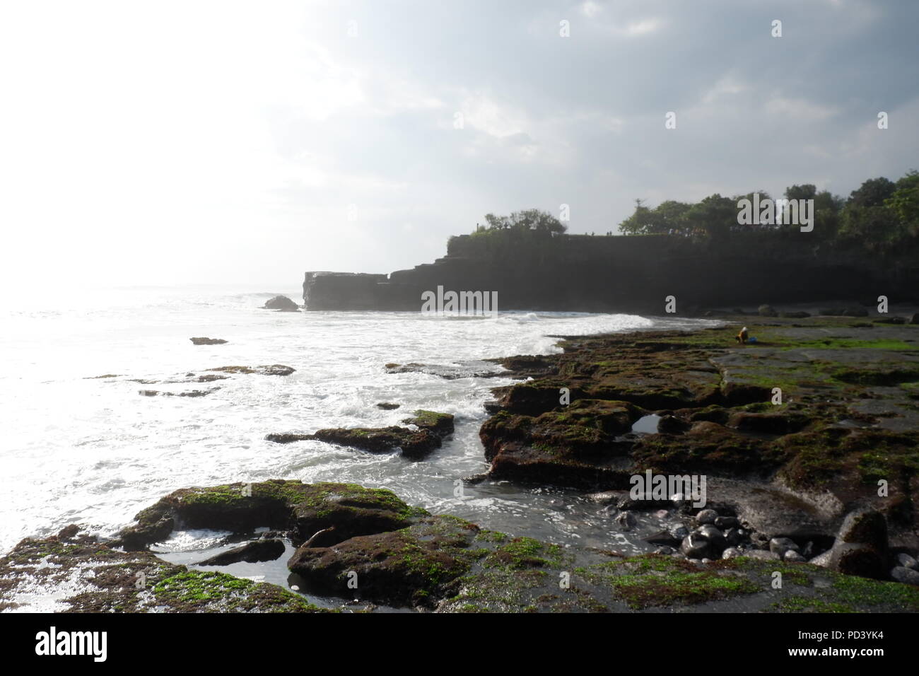 Calma Shore a Bali Foto Stock