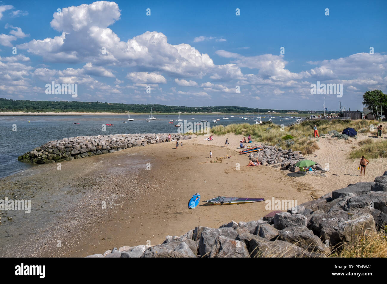 Spiaggia di Le Touquet Paris-Plage in Francia Foto Stock