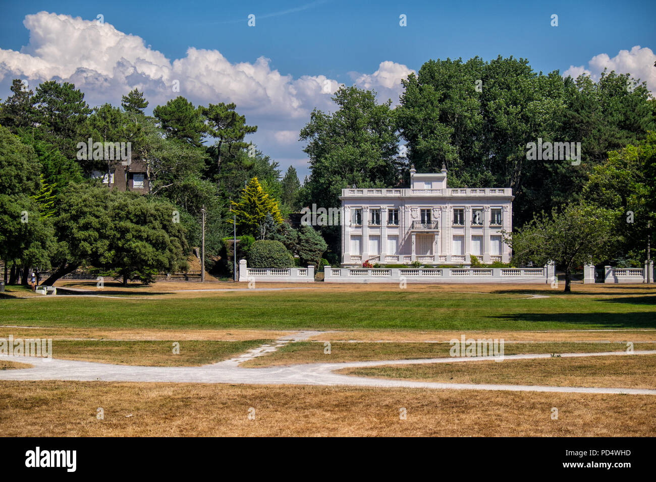 Central Park area a Le Touquet Paris-Plage Foto Stock