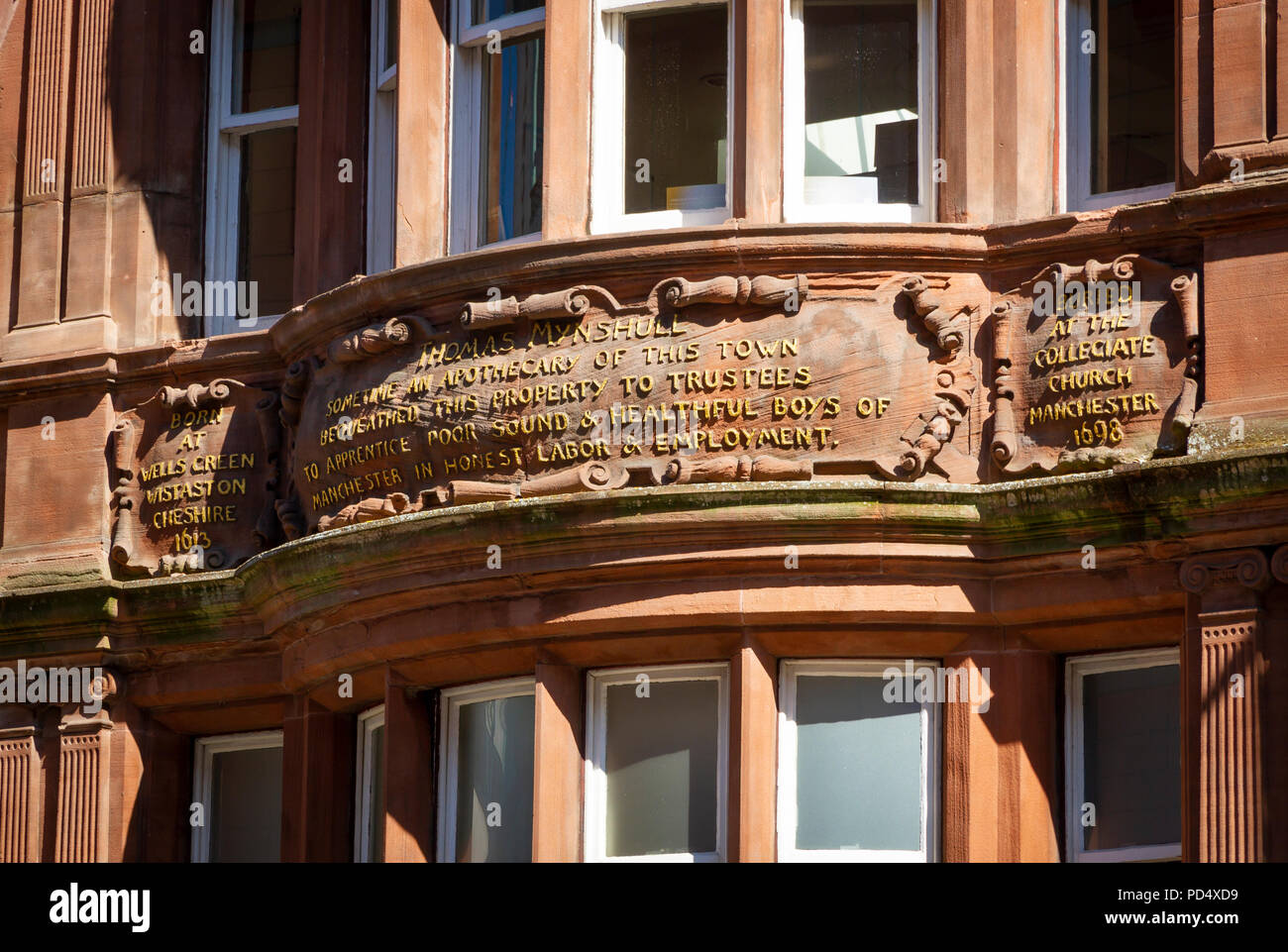 Dettagli su Mynshuls House Manchester Foto Stock