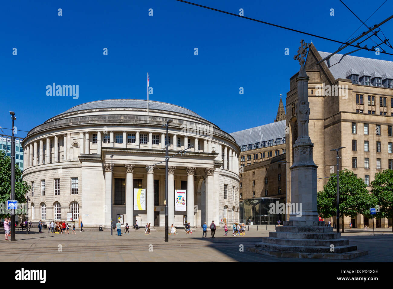 Biblioteca Centrale di Piazza San Pietro, Manchester. Foto Stock