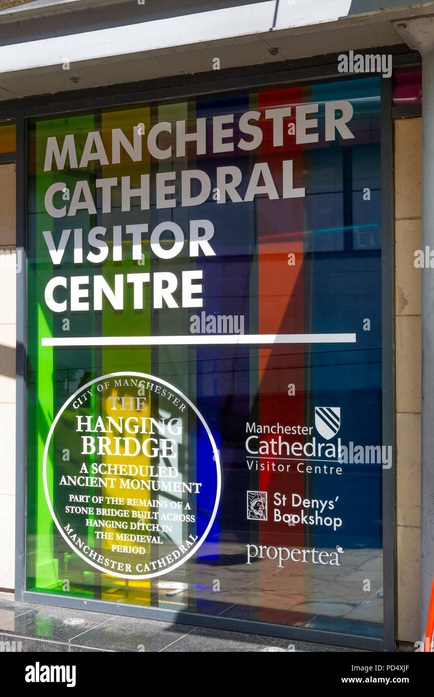 Cattedrale di Manchester centro visitatori Foto Stock