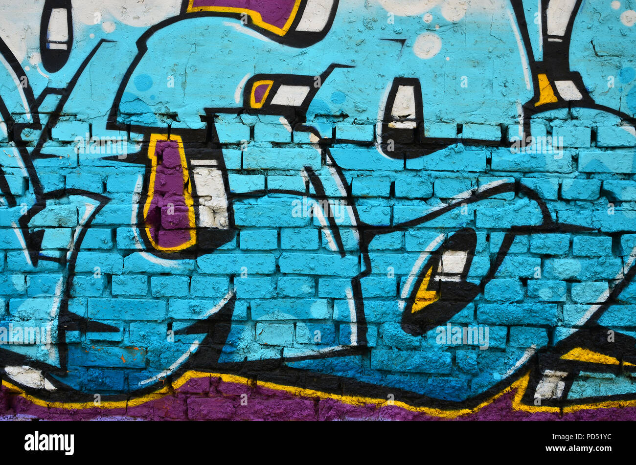 Immagine Dettagliata Del Colore Disegno Graffiti Background Street Art Picture Parte Del Capolavoro Colorati Da Professional Graffiti Artist Foto Stock Alamy