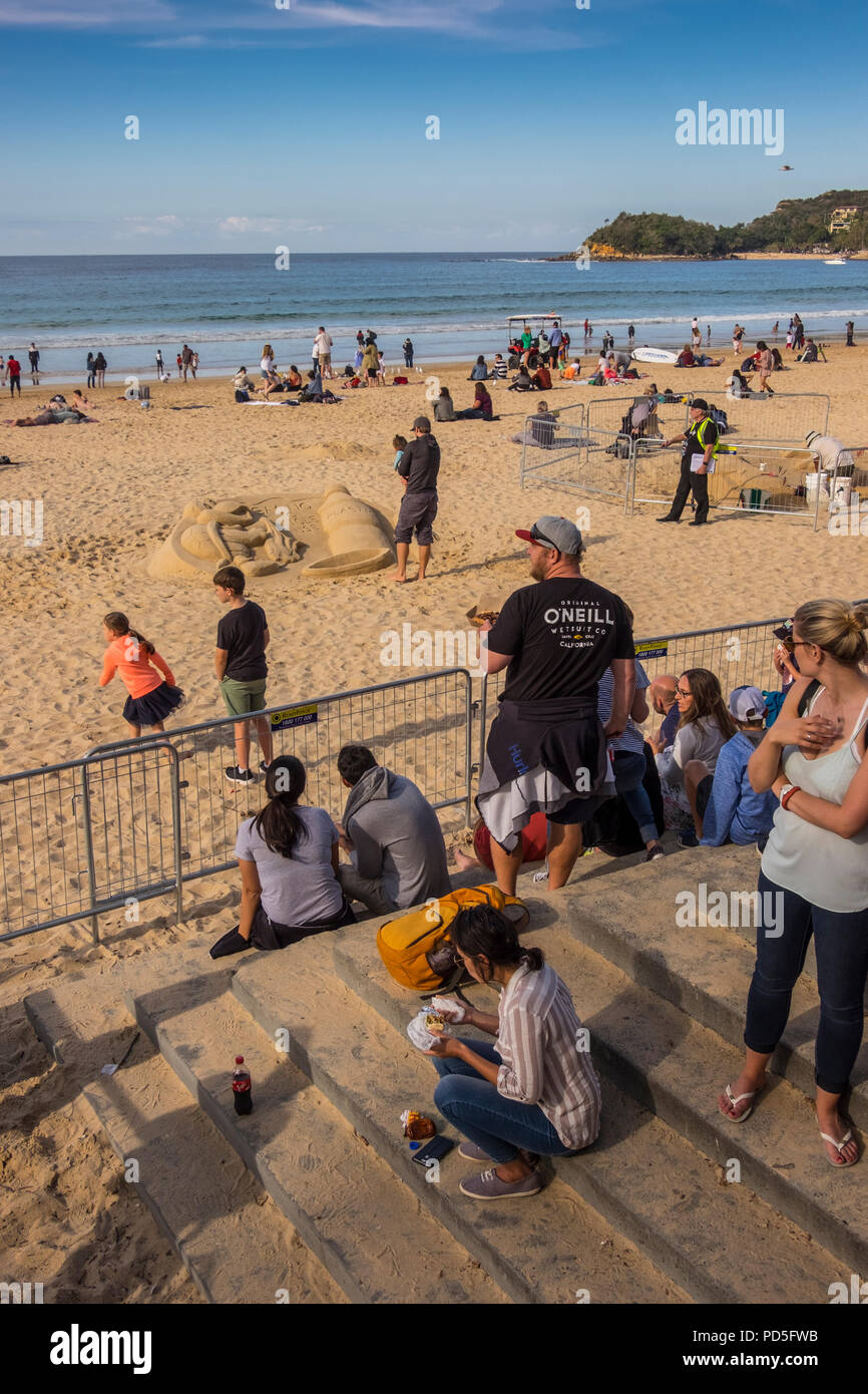 Manly cibo e vino e sostenibilità Festival (gusto di Manly), spiagge settentrionali, Sydney, NSW, Australia Foto Stock