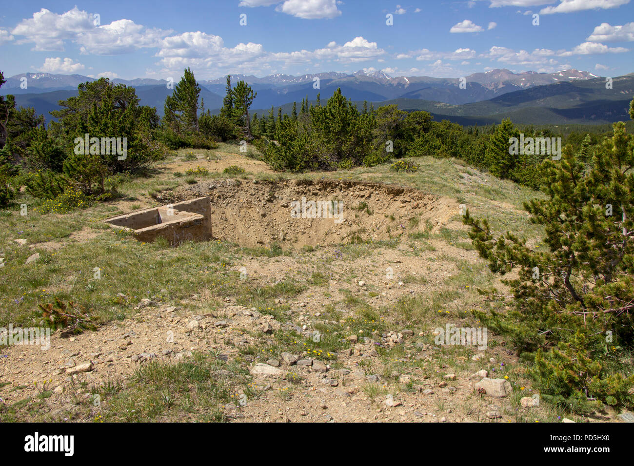 Esplorare Yankee Hill in Jeep Foto Stock