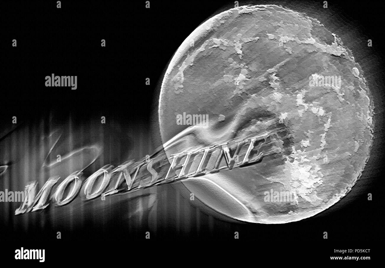Adottate il 1 ottobre 2012 sulla terza notte di Harvest Moon intorno a 9:30 pm nell'emisfero settentrionale, Utah, Stati Uniti d'America. Naturalmente, non era blu natu Foto Stock