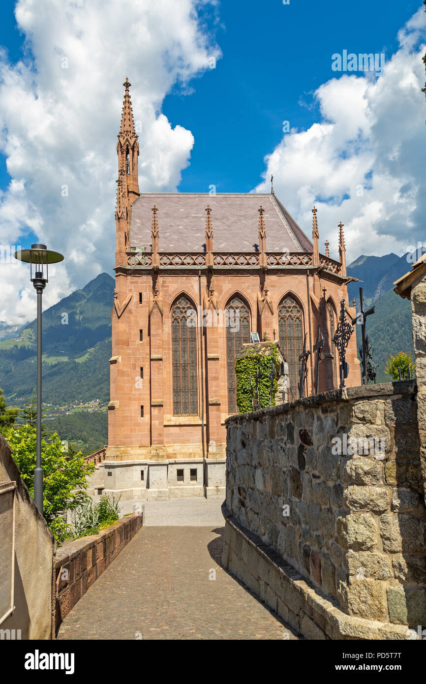 Mausoleo di Arciduca Giovanni d'Austria in scena nei pressi di Merano, Alto Adige Foto Stock