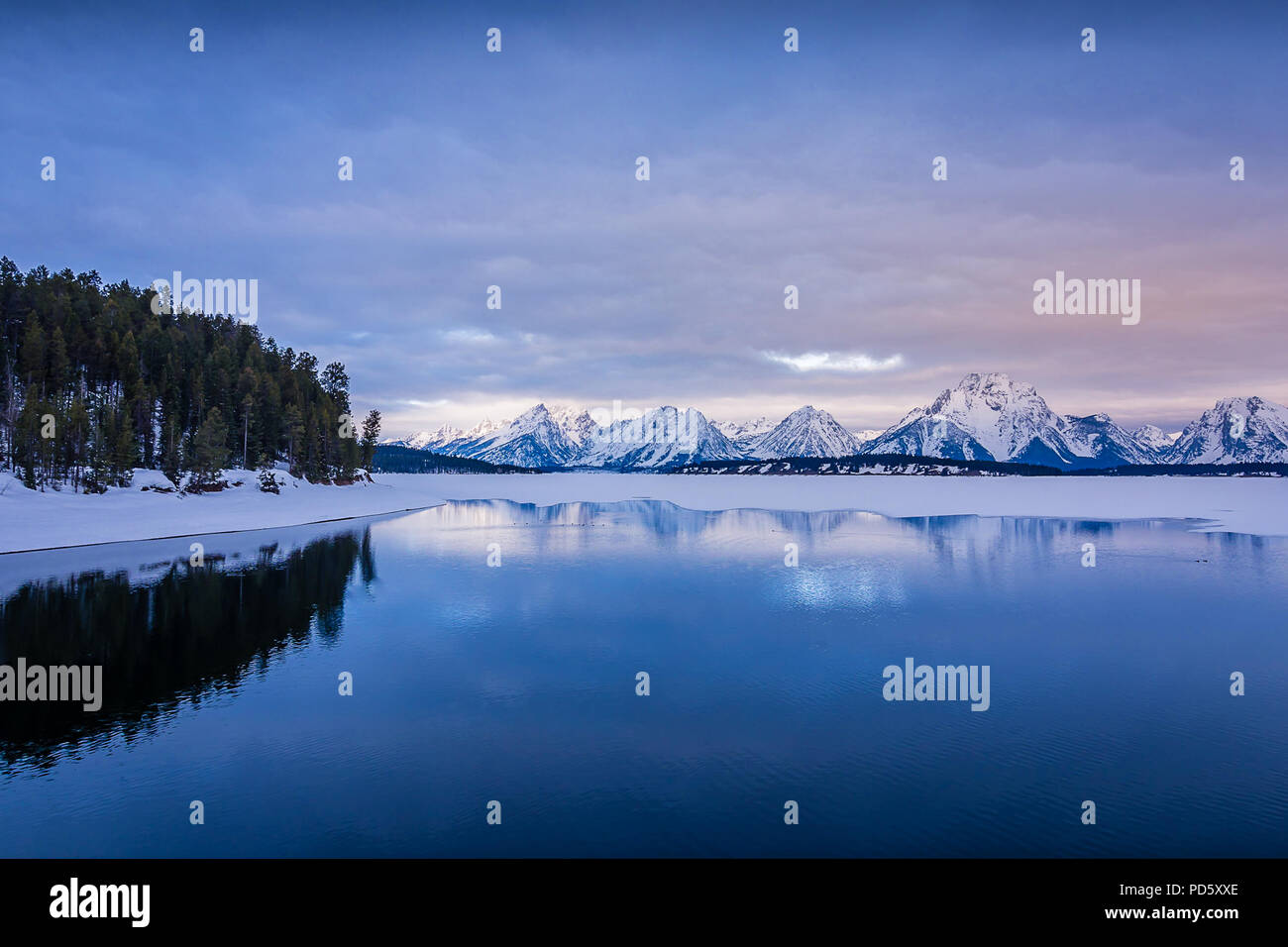 Il lago Jackson diga e serbatoio Foto Stock