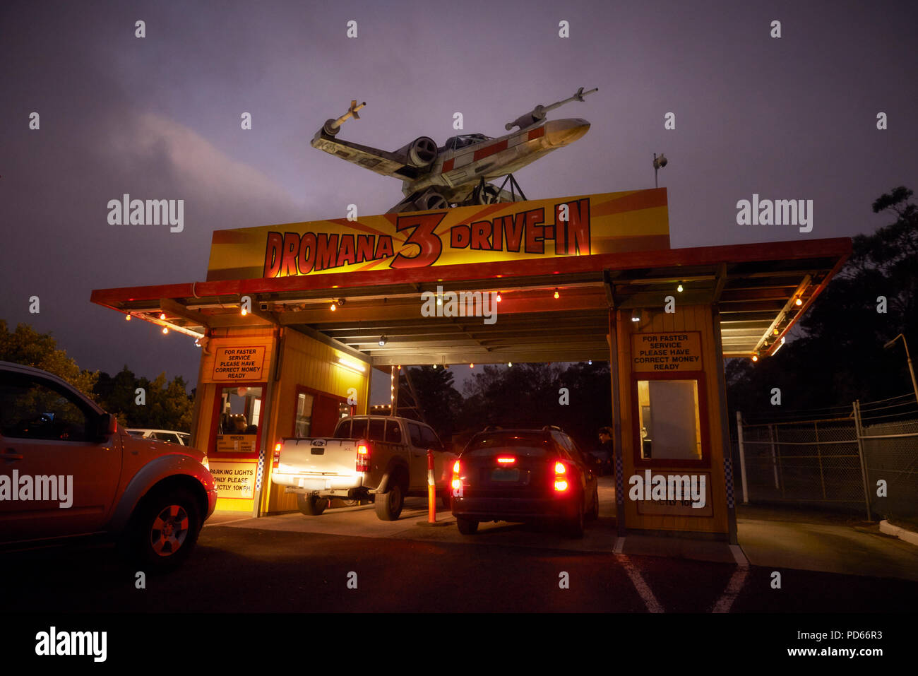 Dromana Drive in cinema. Foto Stock