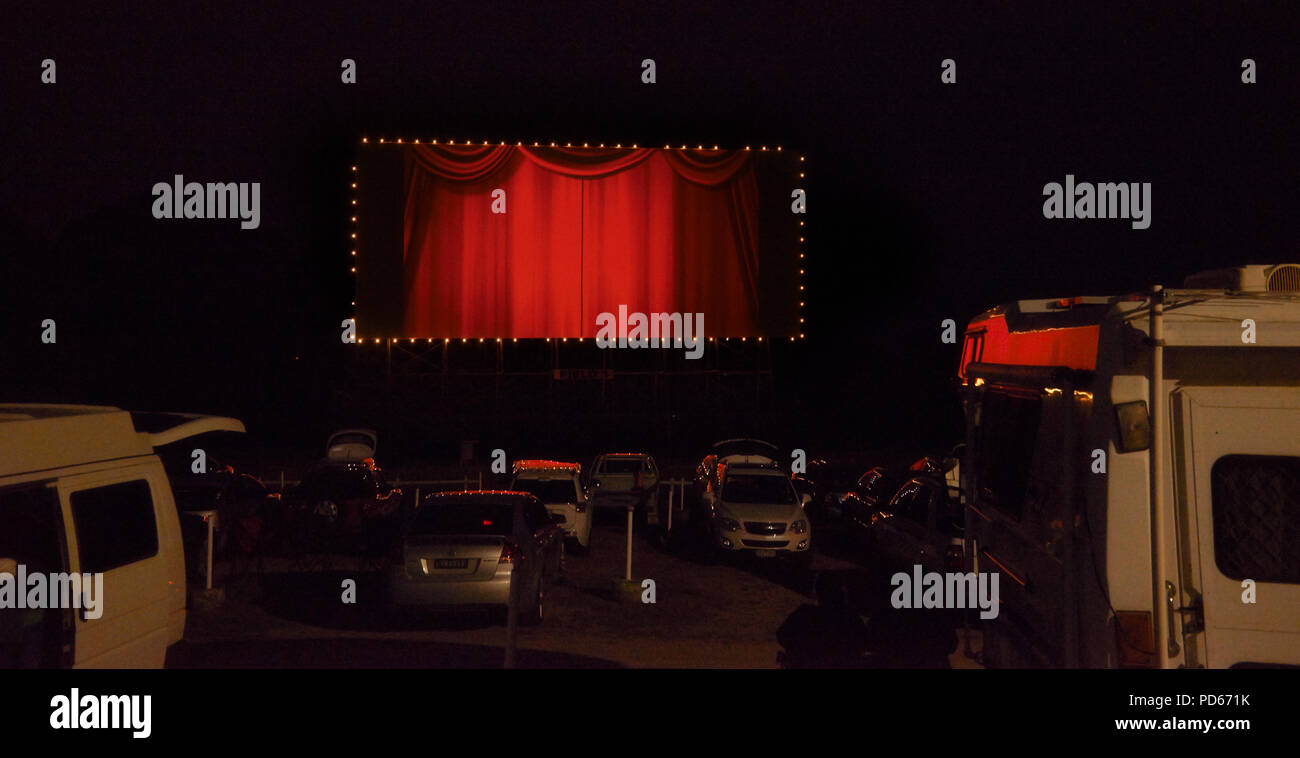 Dromana Drive in cinema. Foto Stock