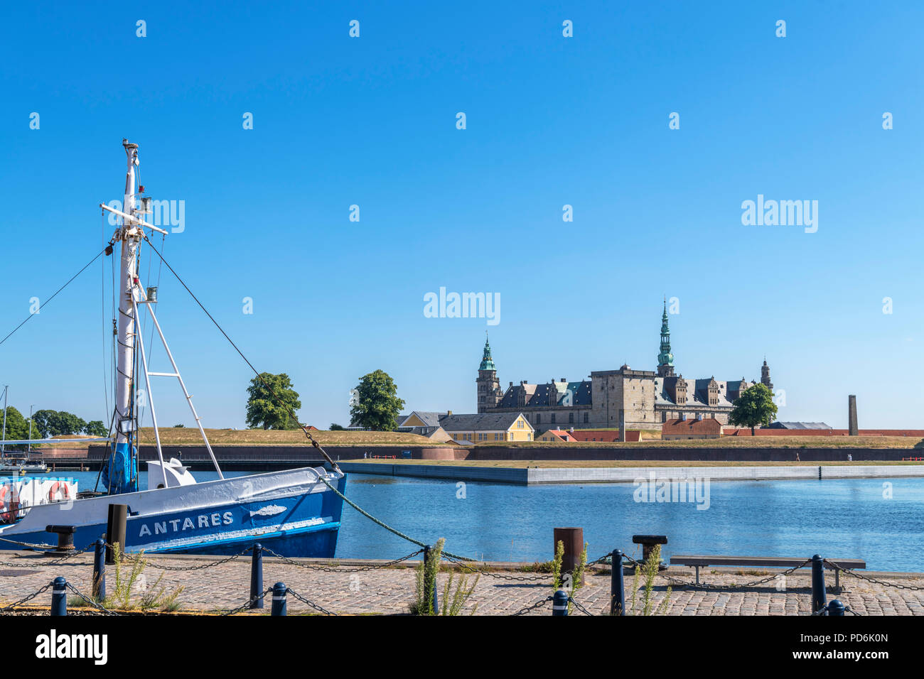 Il Castello di Kronborg, Helsingør ( Elsinore ), Zelanda, Danimarca Foto Stock