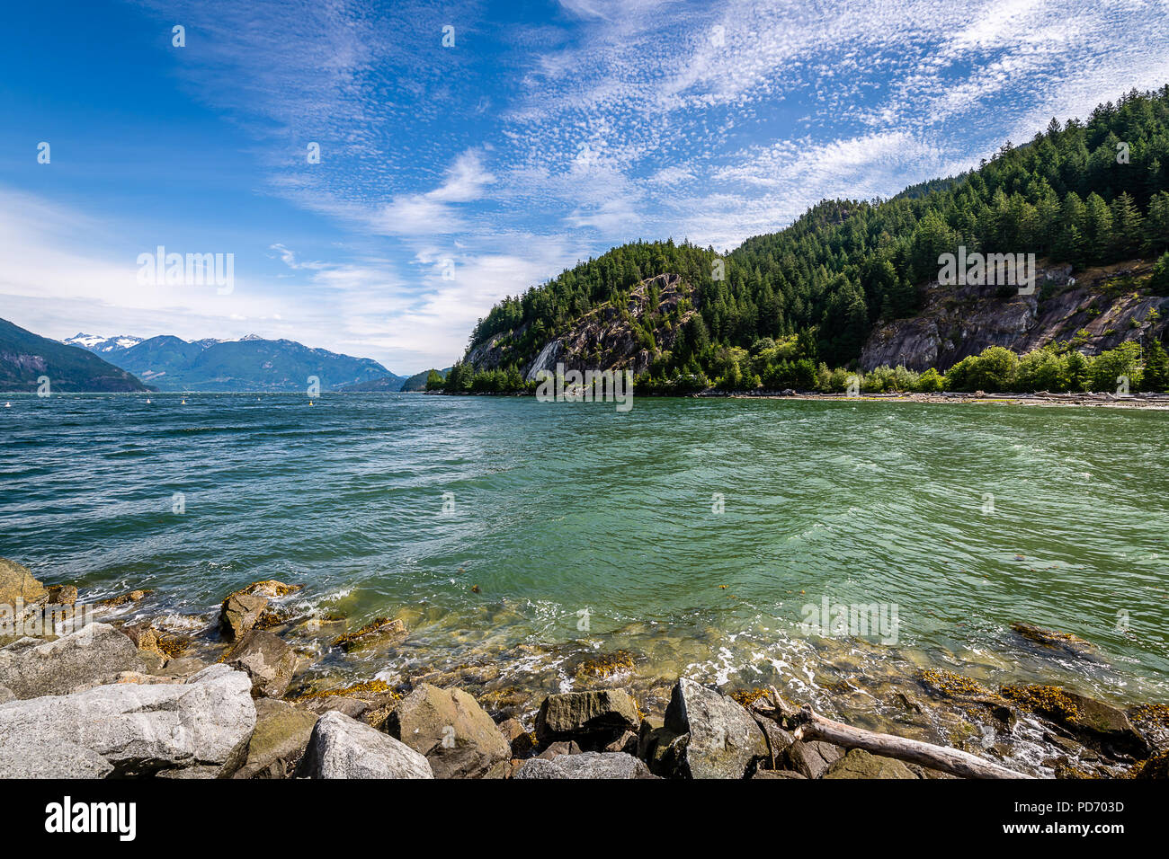 Porteau Cove parco provinciale Foto Stock