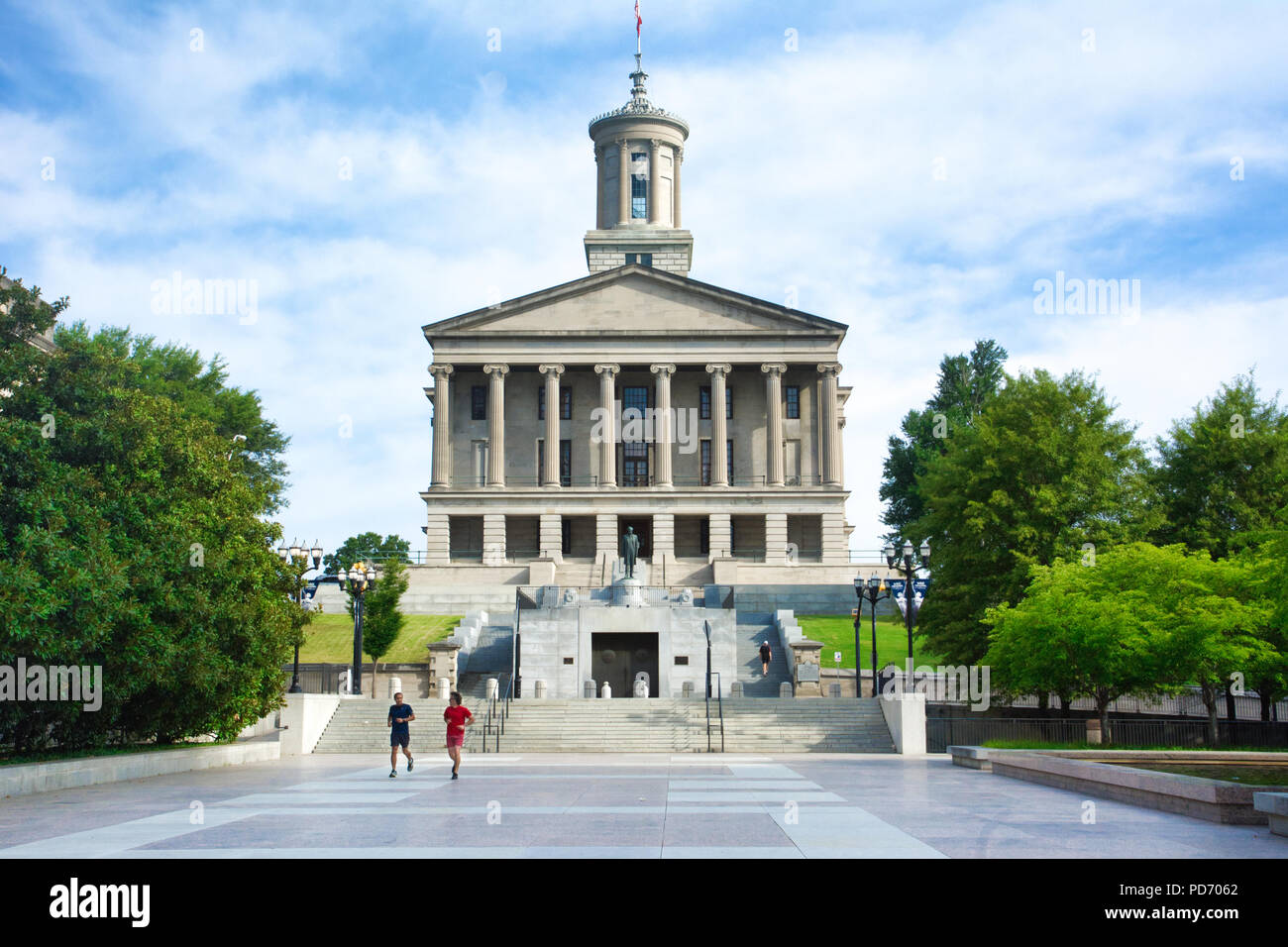 La Tennessee State Capitol Building, Nashville, Tennessee, Stati Uniti d'America Foto Stock