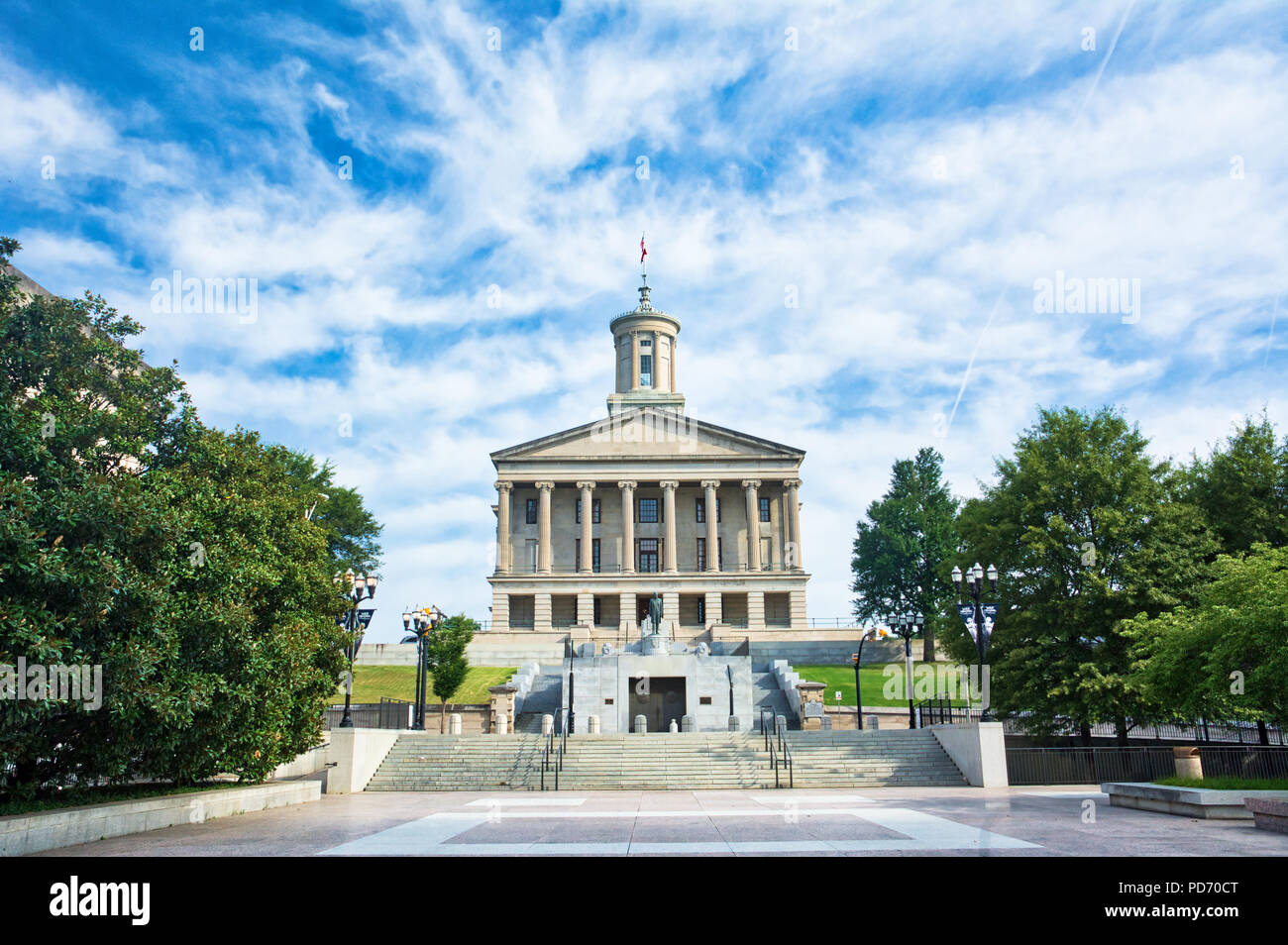 La Tennessee State Capitol Building, Nashville, Tennessee, Stati Uniti d'America Foto Stock
