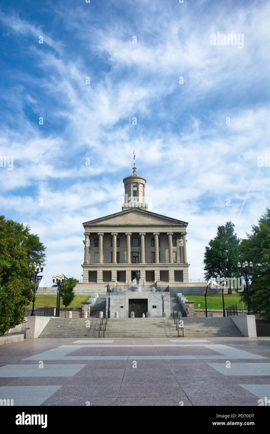 La Tennessee State Capitol Building, Nashville, Tennessee, Stati Uniti d'America Foto Stock