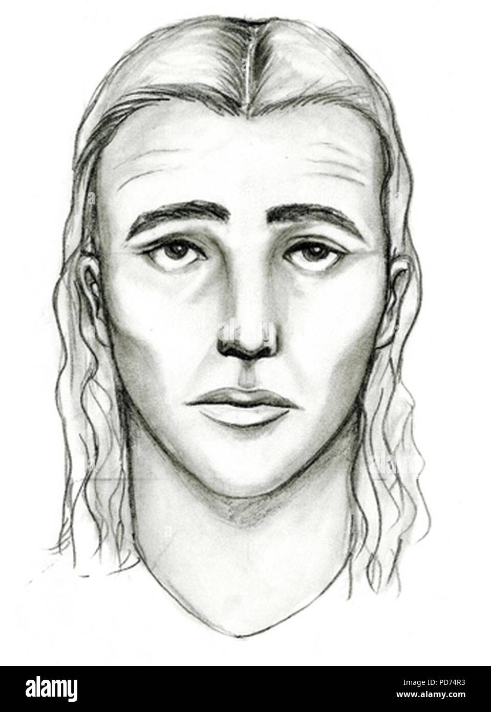 Ancoraggio serial killer Sketch. Foto Stock