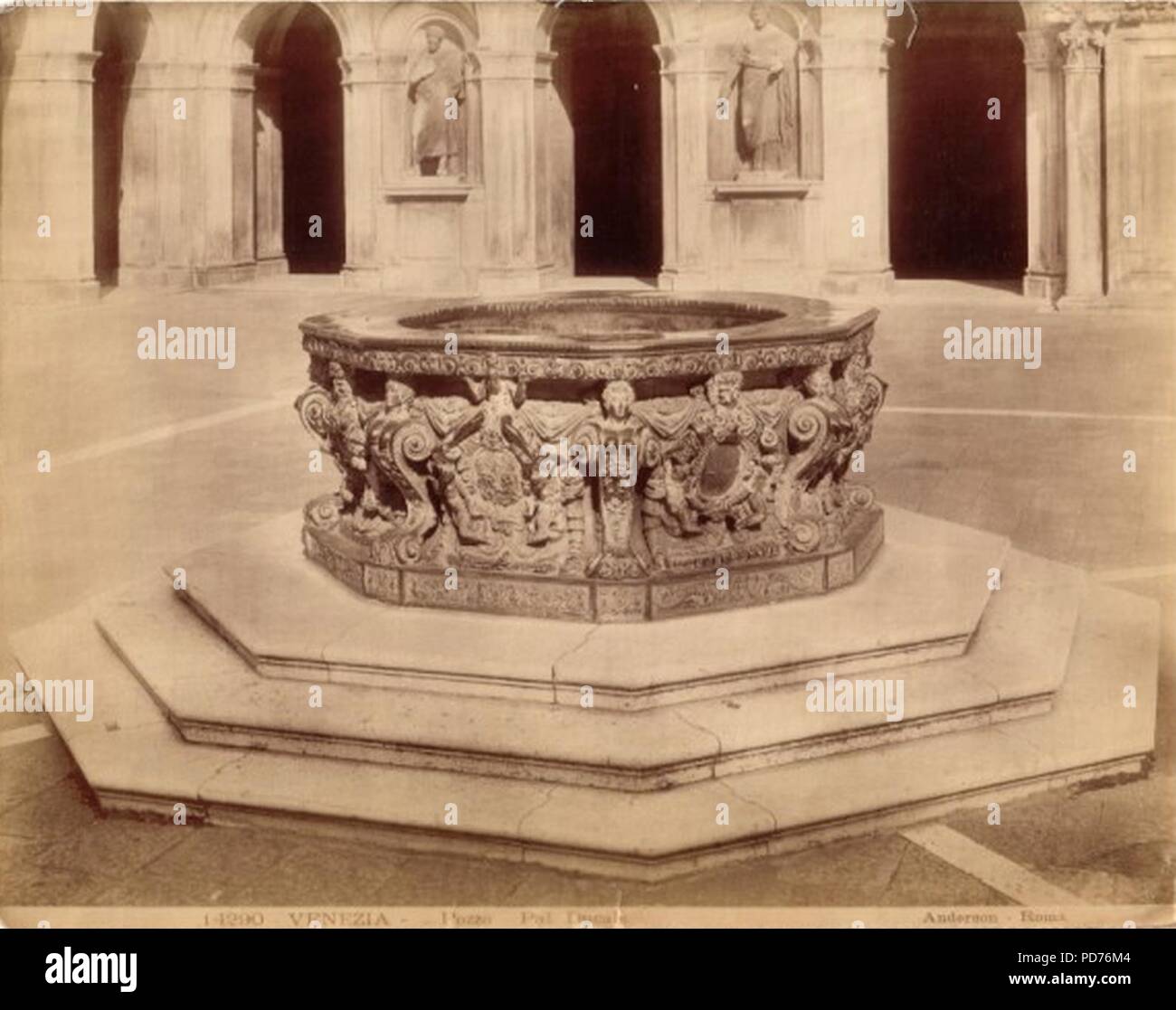 Anderson - Roma - n. 14290 - Venezia - Pozzo - Pal. Ducale. Foto Stock
