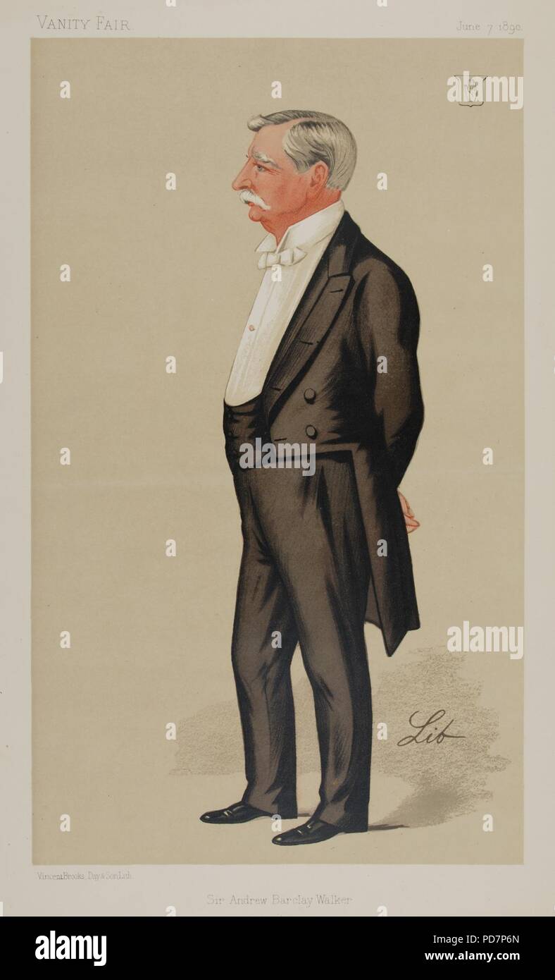 Andrew Barclay Walker, Vanity Fair, 1890-06-07. Foto Stock