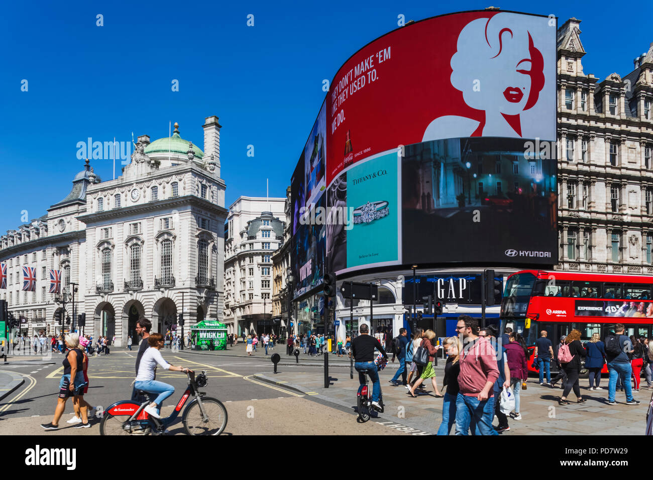 Inghilterra, Londra, Piccadilly Circus Foto Stock