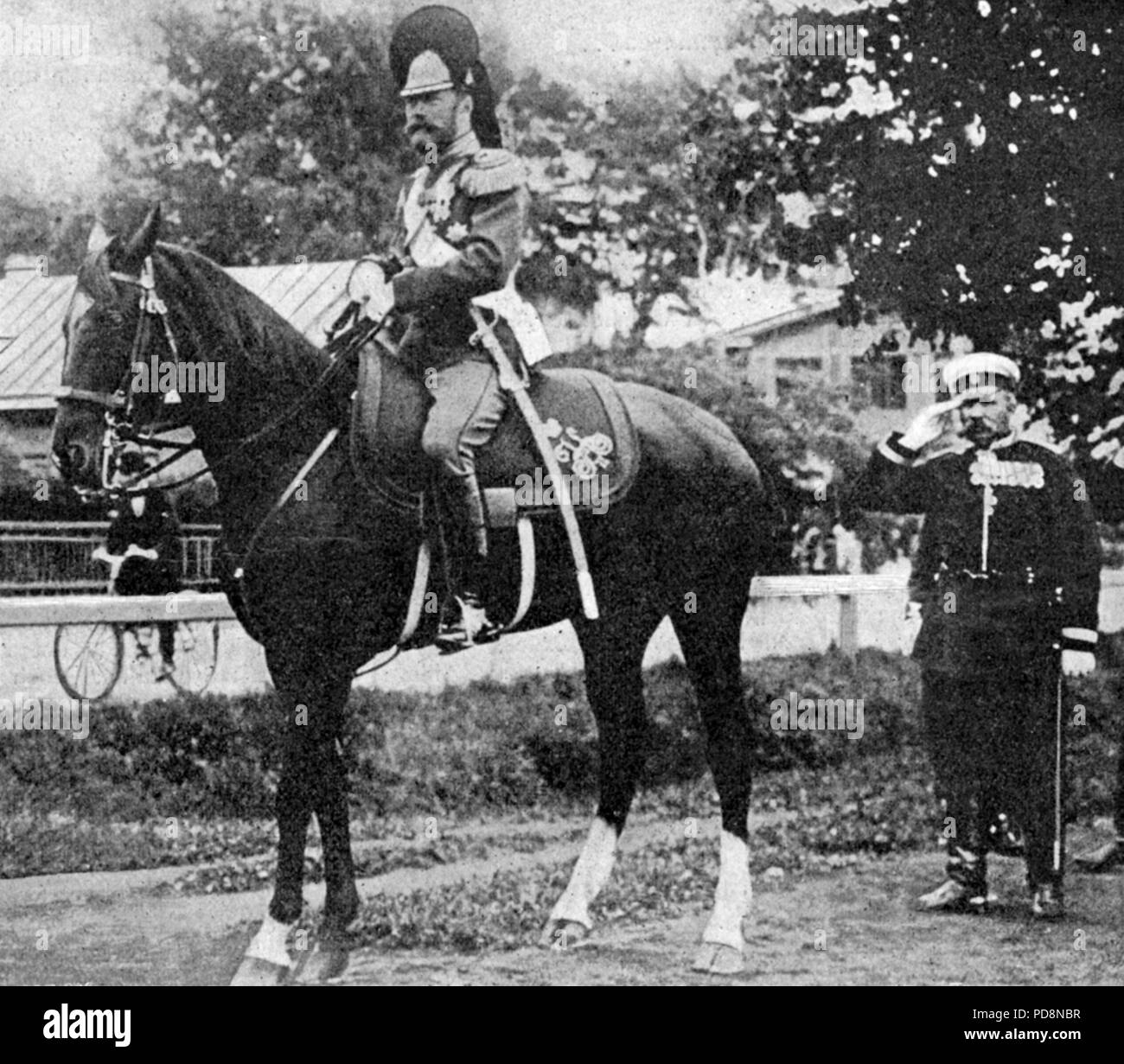 Lo Zar Nicola II di Russia. 1868-1918. L'ultimo imperatore della Russia. Foto Stock