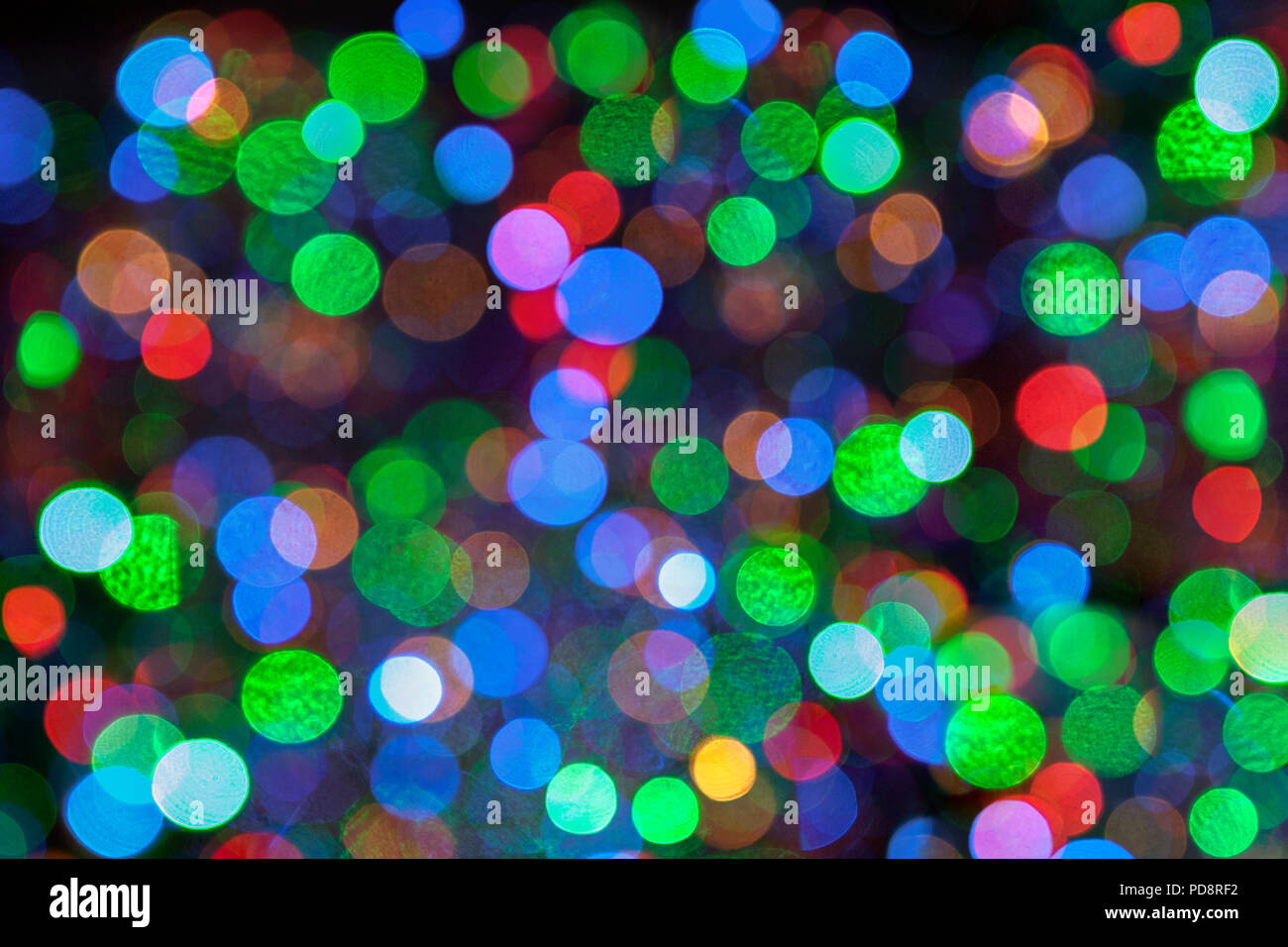 Abstract, fuori fuoco punti luce. Foto Stock