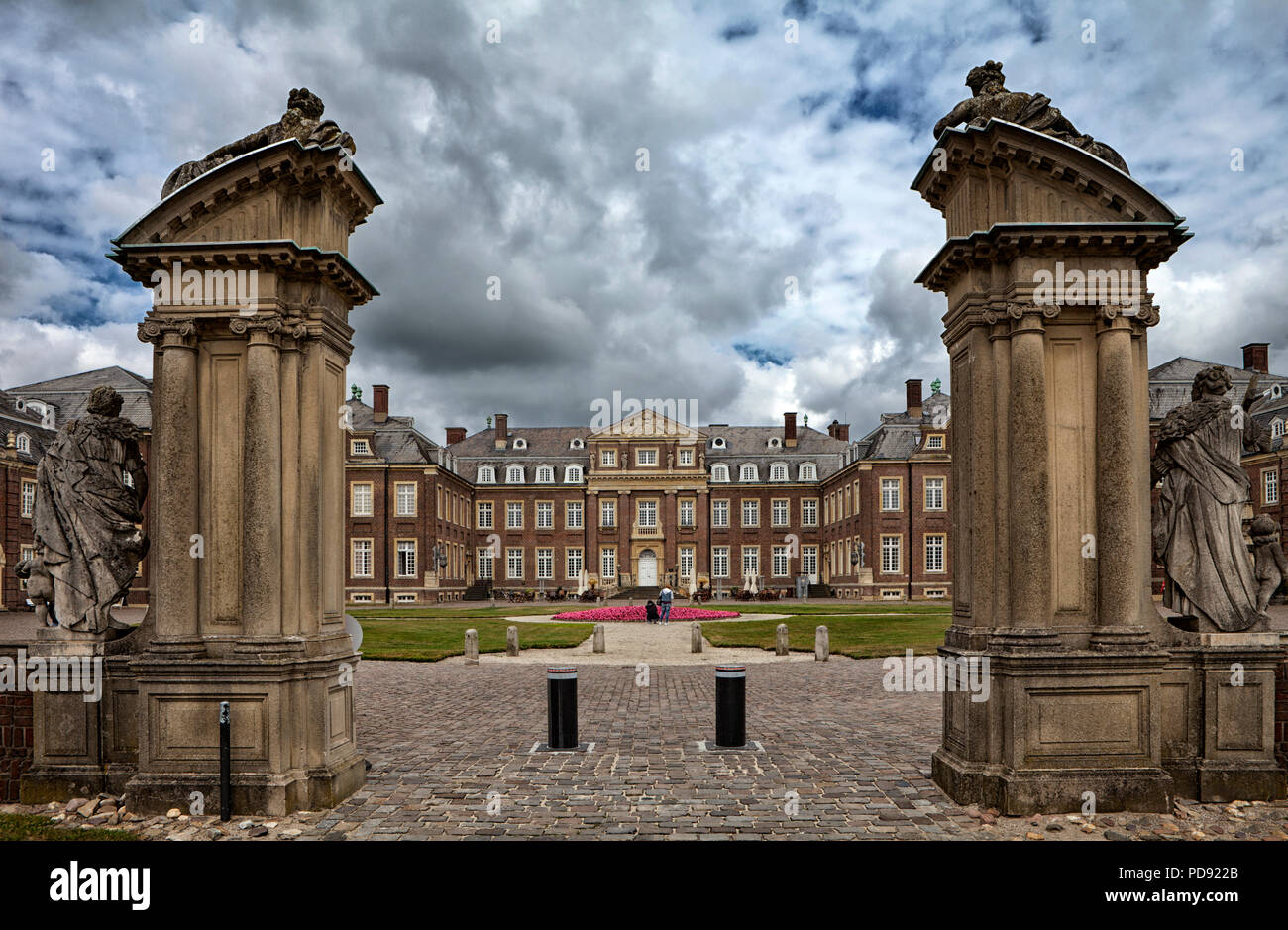 Nordkirchen Moated Palace, Germania Foto Stock