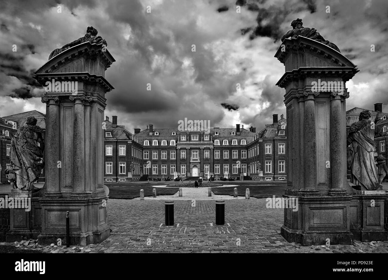 Nordkirchen Moated Palace, Germania Foto Stock