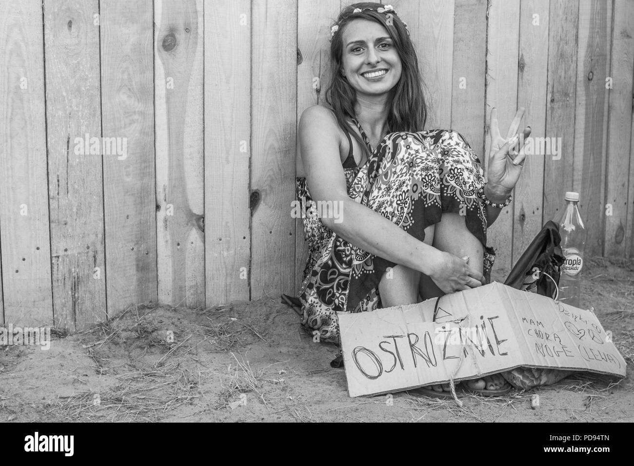 Pol'e'Rock Festival - uno dei più grandi festival musicali del mondo. Quest'anno La XXIV edizione del festival per la prima volta sotto il nuovo nome di Pol'e'Rock Festival. Foto Stock