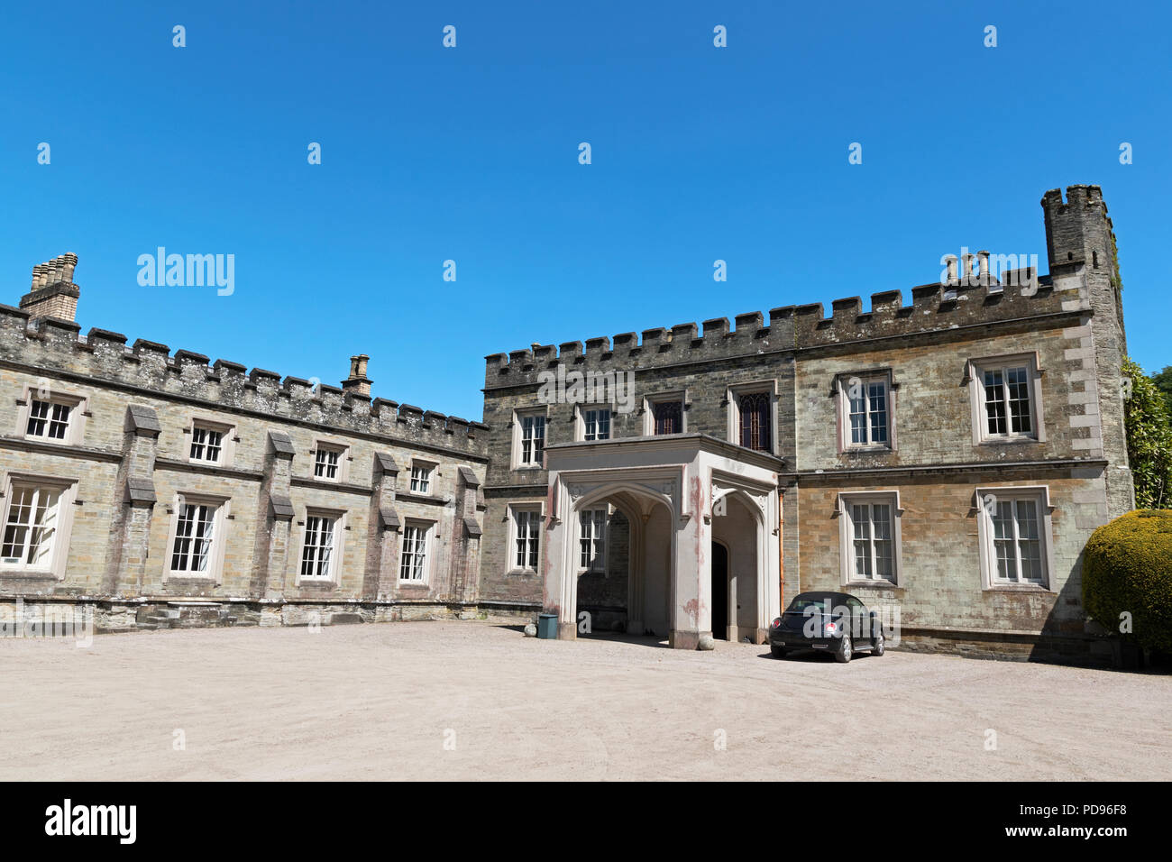 Port eliot house di st.tedeschi, Cornwall, Inghilterra, Regno Unito, è il più antico e continuamente, vissuto nella casa in Inghilterra. grado 1 elencati date bac Foto Stock